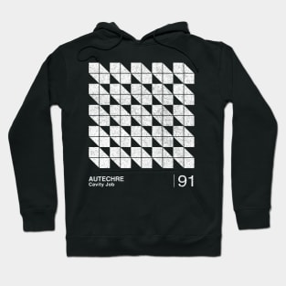 Autechre / Cavity Job / Minimalist Graphic Artwork Design Hoodie